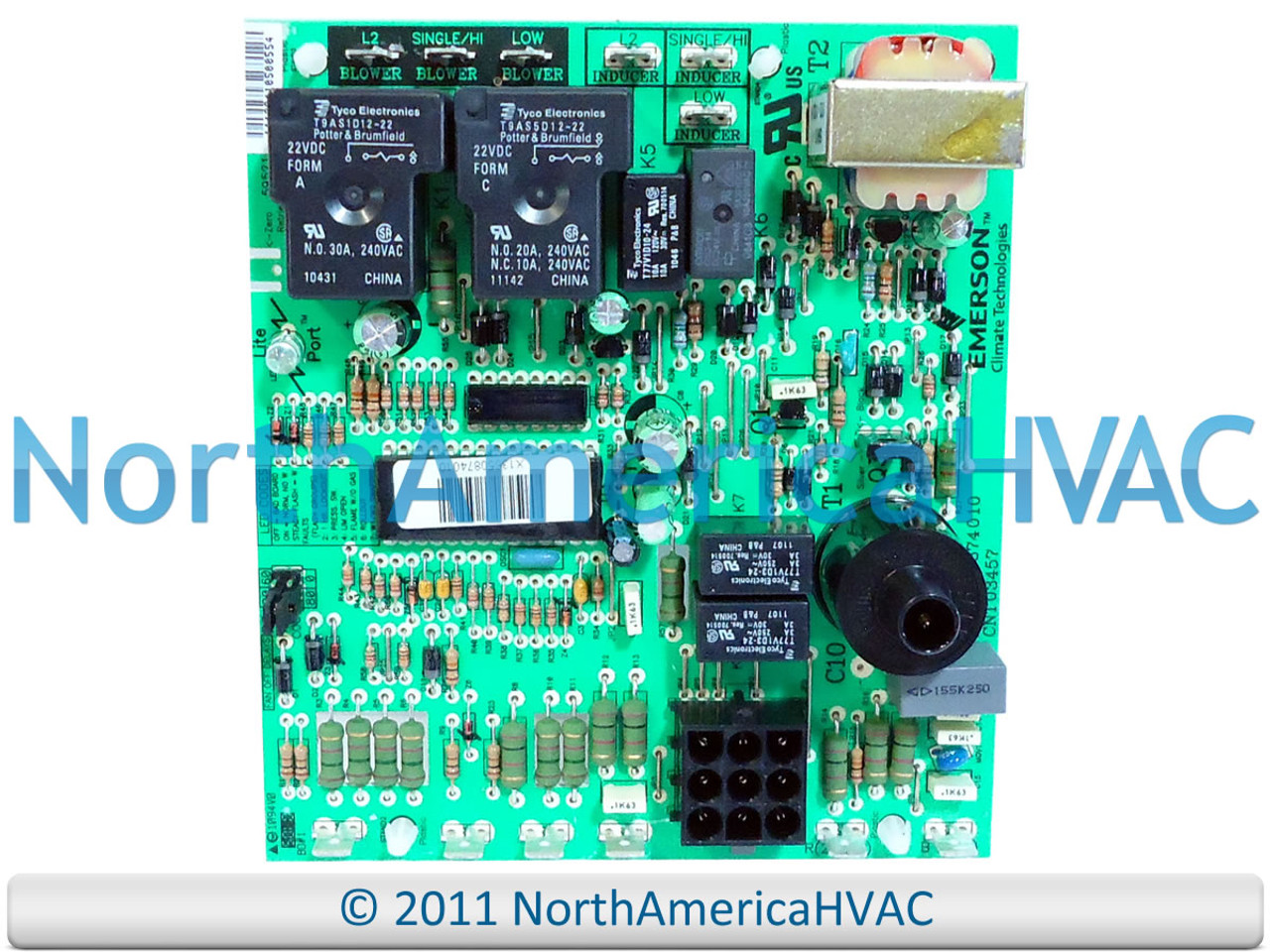 Trane American Standard CNT03457 X13650874010 Furnace Control Circuit Board 