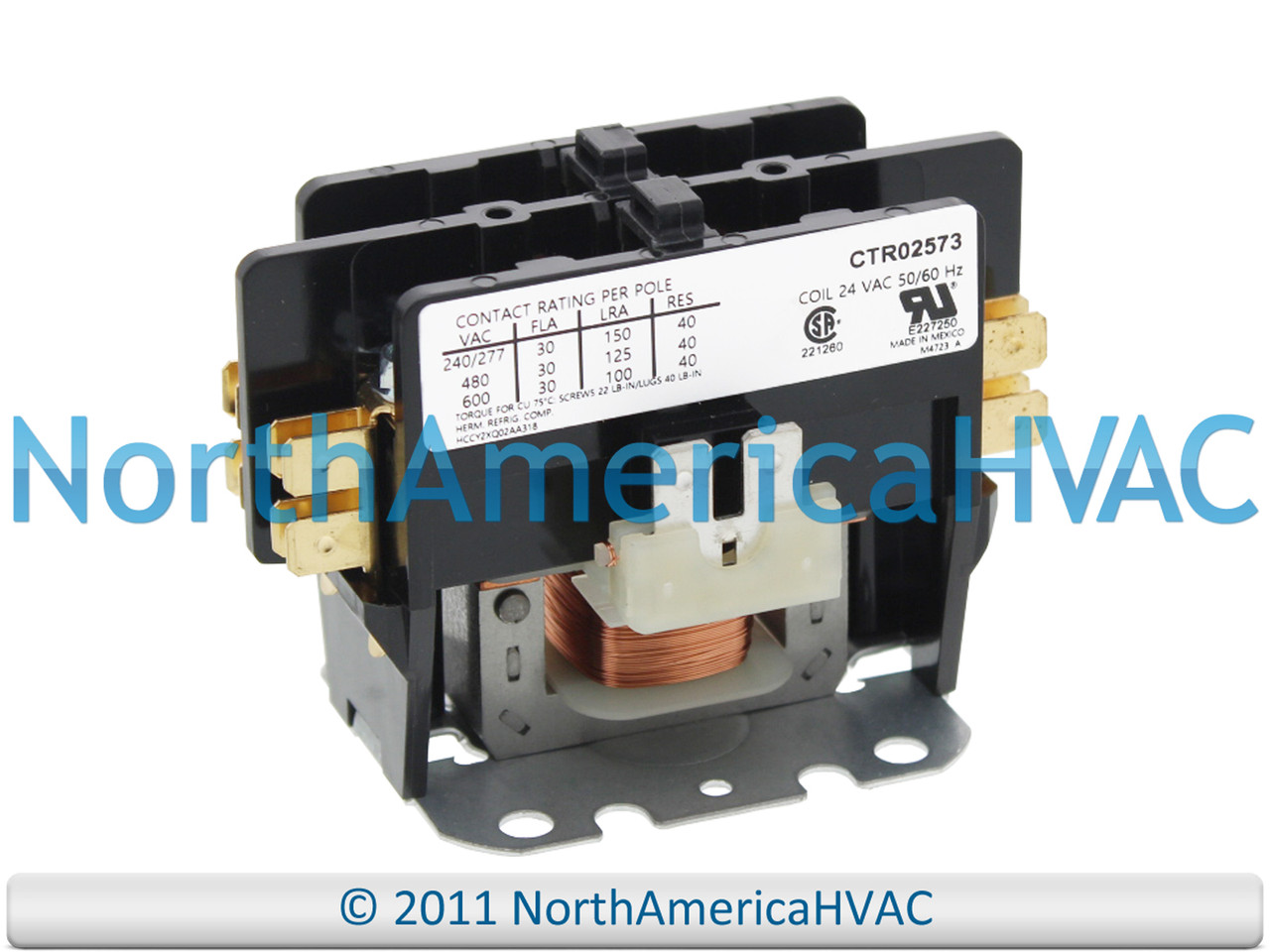 OEM 24 Volt Contactor Relay 2 Pole 30 Amp Replaces Siemens