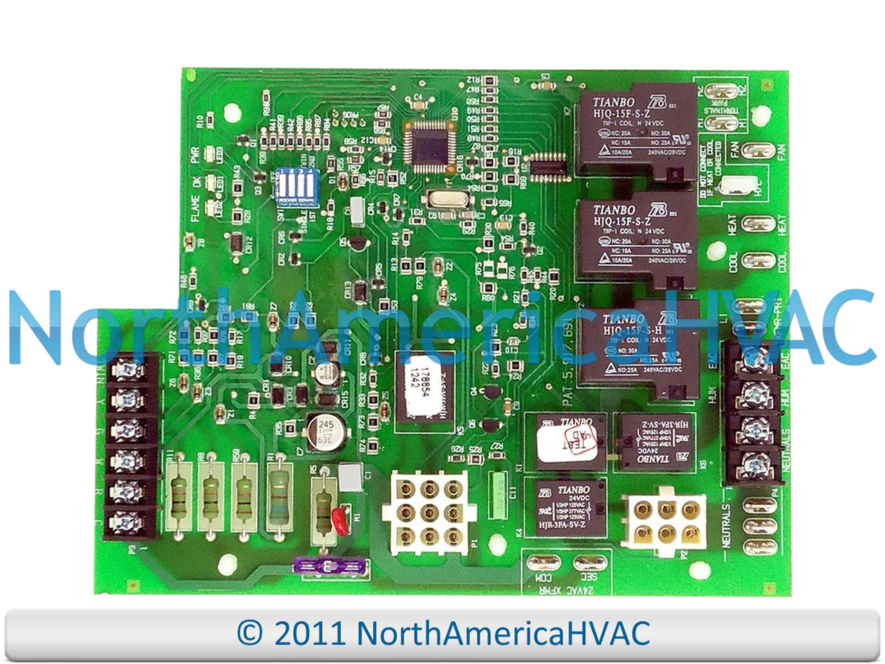 thumbnail image 2 of Rheem Furnace Fan Control Board 62-24084-01 – Works With Ruud, 24V 50A, Tested 2 of 3
