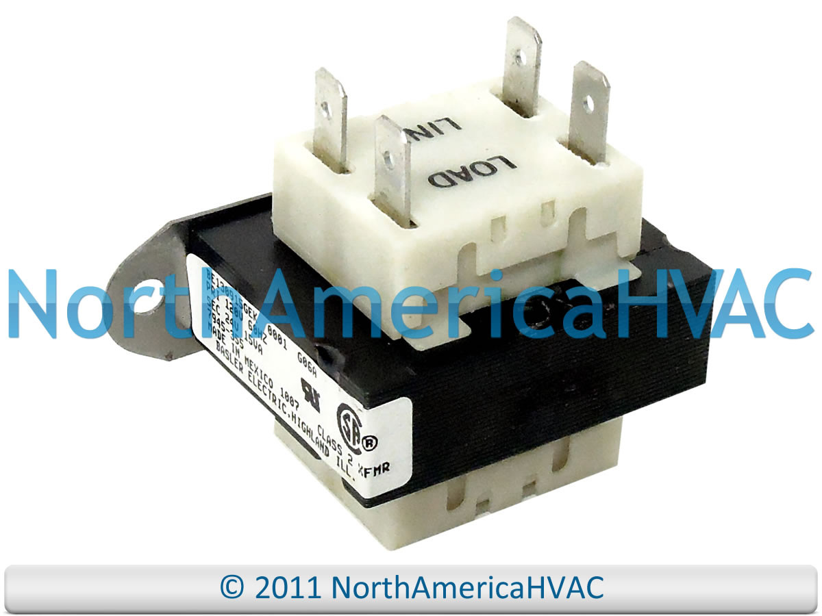 OEM York Coleman Luxaire Evcon Transformer 110 115 120 24 volt Replaces  7945-355 7945-3551 BE130915GEK - North America HVAC