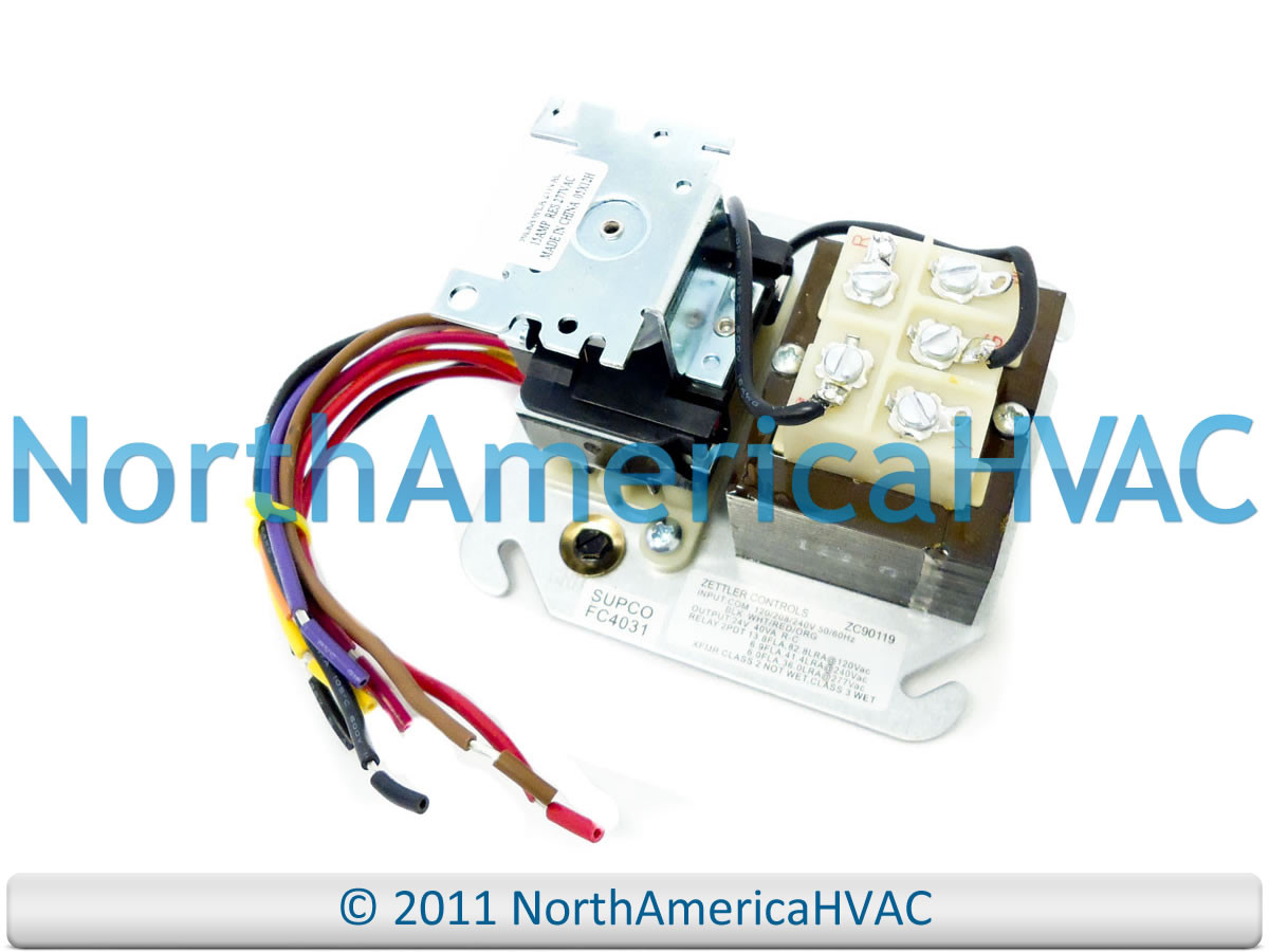Universal 40VA Fan Control Center Relay 120 208 240 24 Volt