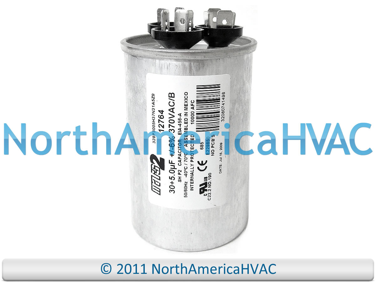 Mars Mars2 Run Capacitor 30/5 uf MFD 370 volt 12264 - North America HVAC