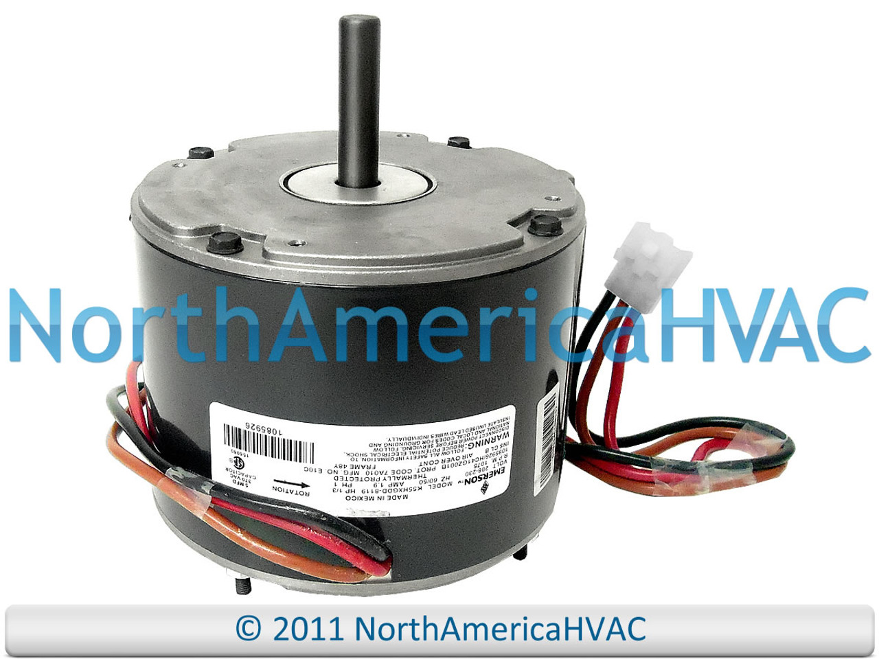 Icp Heil Tempstar Emerson 1 3 Hp Fan Motor K55hxdas 6735 K55hxctj