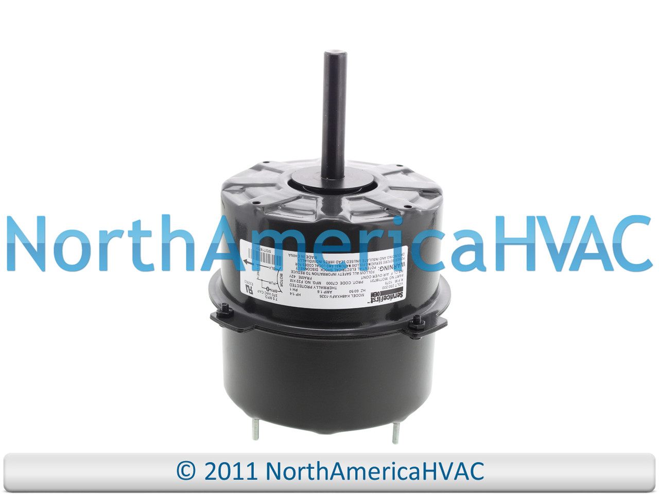 OEM Trane American Standard FAN MOTOR 1 HP 208-230v Replaces GE Genteq 5KCP39SFU072S - North America HVAC