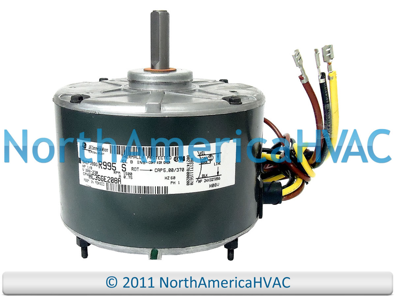 Carrier Bryant Payne Fan Motor 1 8 Hc35ge208 Hc35ge208a North America Hvac