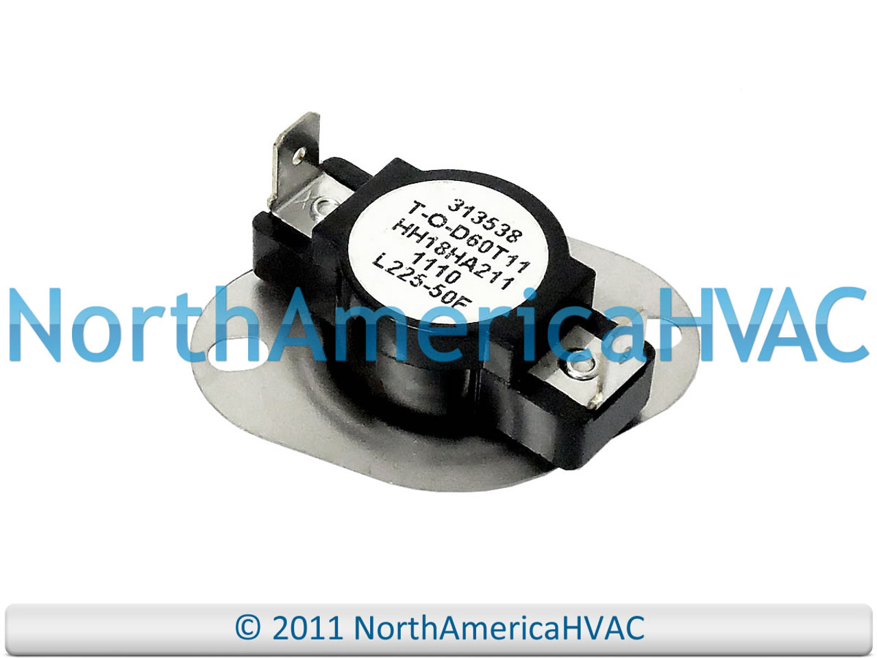 OEM Carrier Bryant Payne Furnace Disc Limit Switch L225-50F Replaces  HH18HA211 - North America HVAC