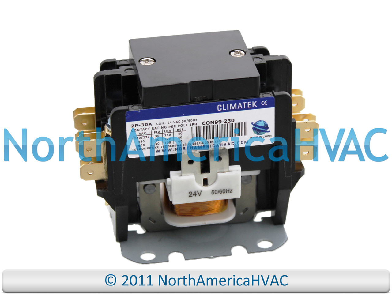 2 Pole Contactor Relay Replaces ICP Heil Tempstar 1054735 95383 95382 95381  92337 - North America HVAC