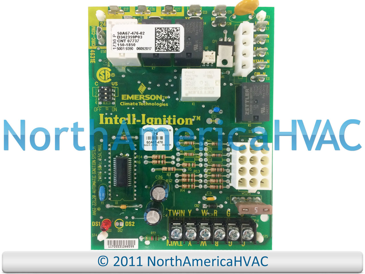 Oem Trane American Standard Furnace Control Circuit Board Cnt04711 Cnt4711 North America Hvac