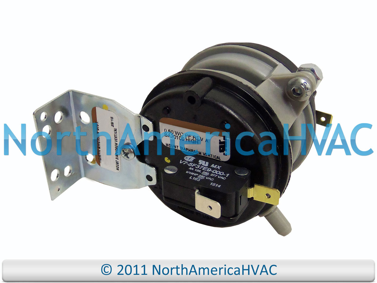 Furnace Vent Air Pressure Switch Fits American Standard Part # SWT02478 0.98 WC