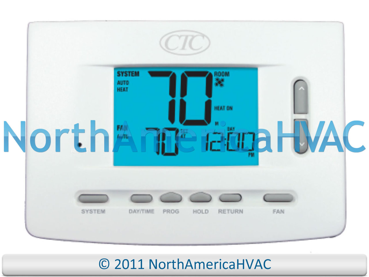 CTC 71157P Digital 5/2, 7 Day Programmable Thermostat 1H/1C 1 Heat 1 Cool -  North America HVAC