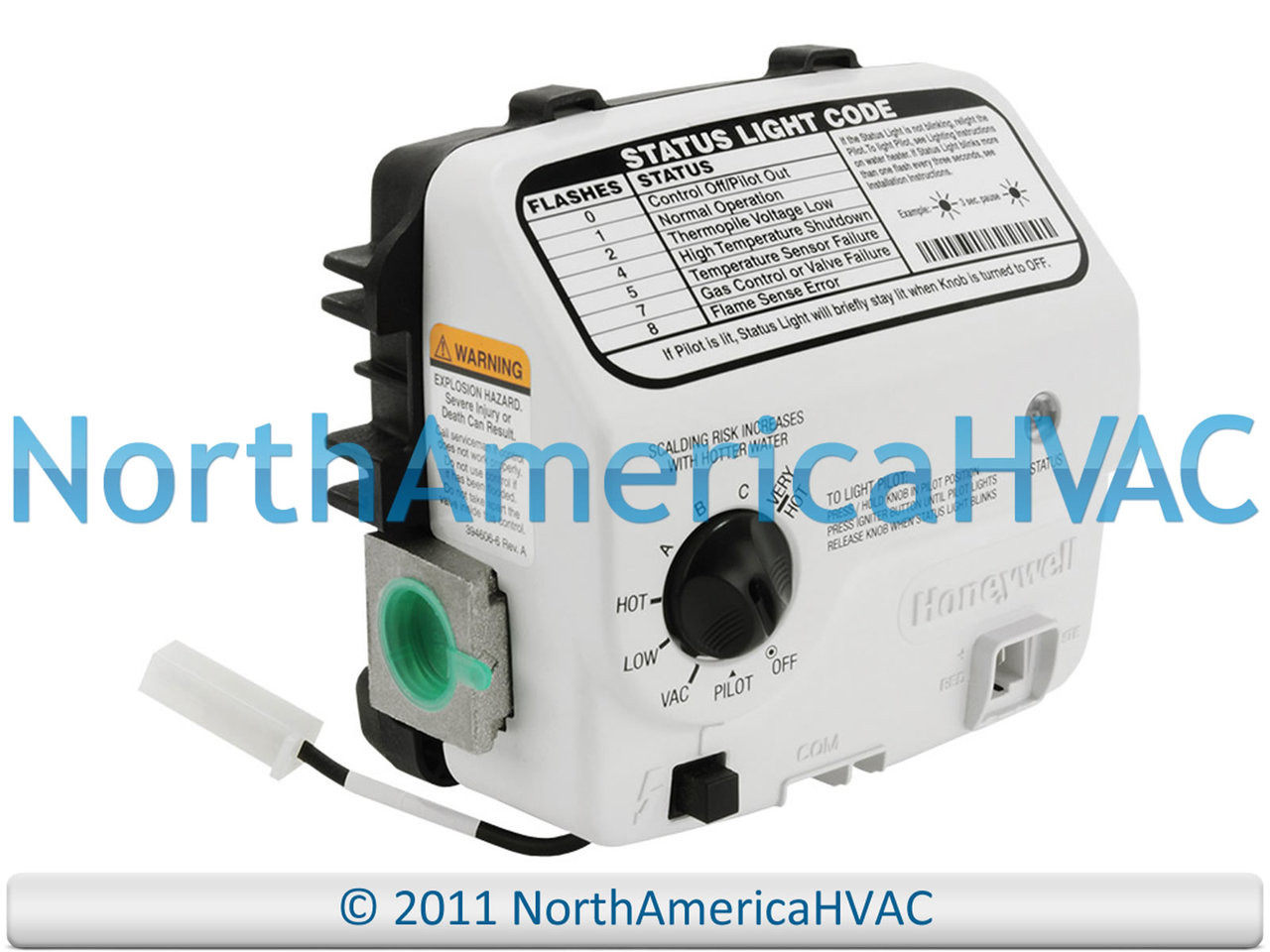 OEM Rheem Ruud Richmond Honeywell Water Heater Natural Gas Valve Replaces  SP20738D - North America HVAC