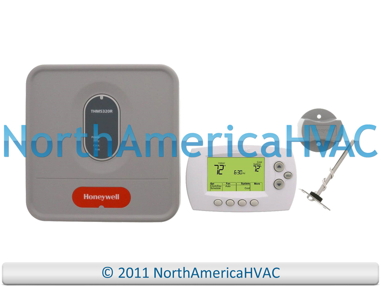 Honeywell Wireless Programmable Thermostat Kit YTH6320R1001 YTH6320R-1001 -  North America HVAC