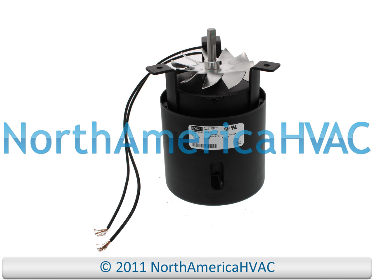 OEM Sterling Beacon-Morris Power Vent Motor Drafter Assembly 11J31R01125 -  North America HVAC