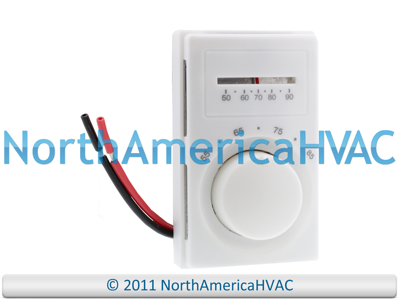 Robertshaw Line Voltage Thermostat Heat Only White 803A M601-25