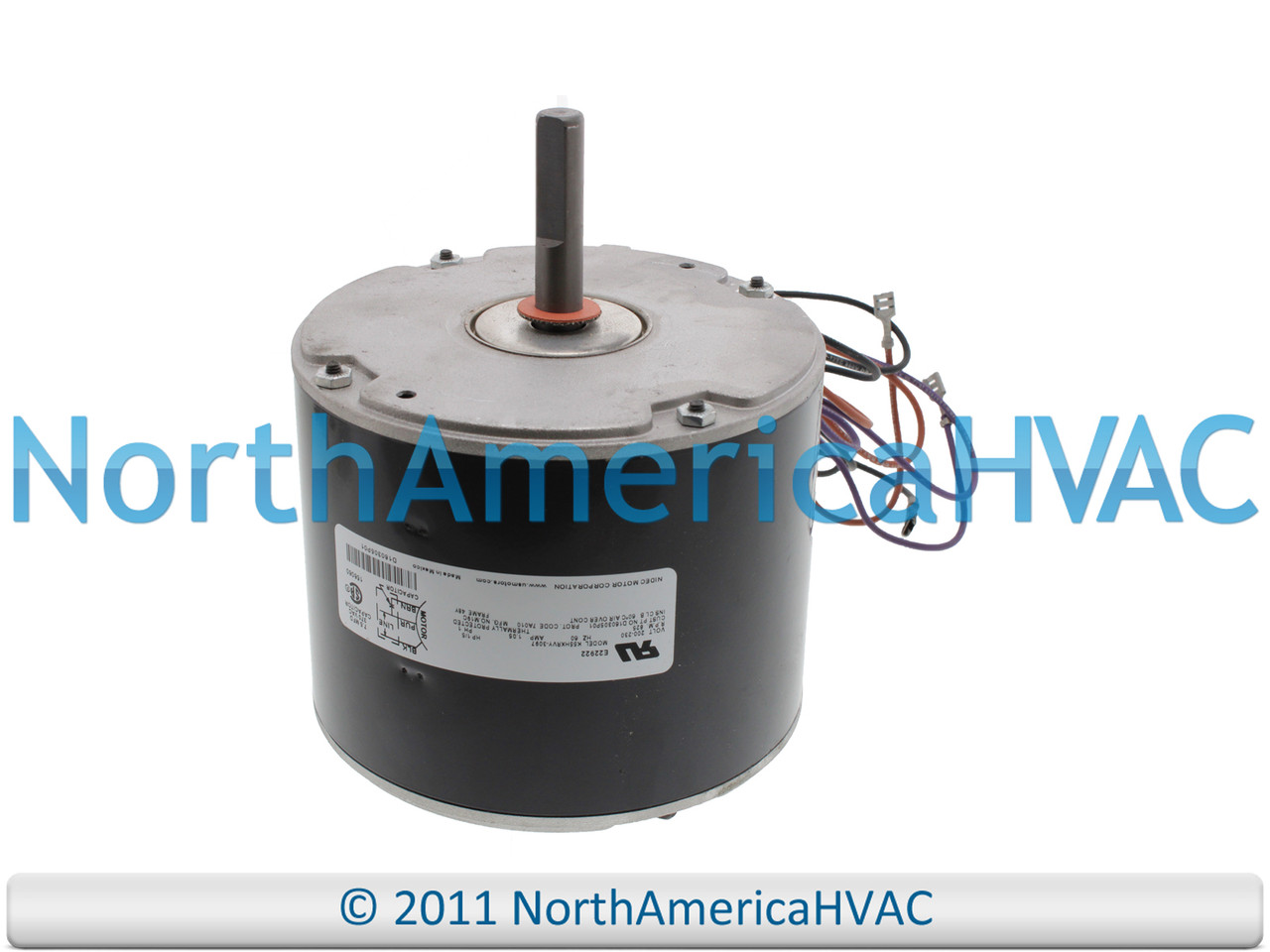 OEM Condenser Fan Motor Replaces Nidec USMotors Emerson K55HXRVY-3097 ...