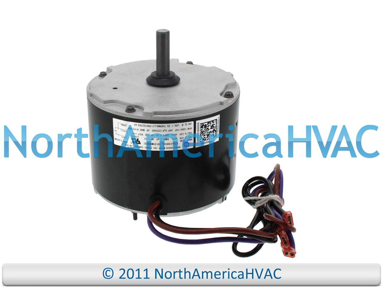 OEM 1/8 HP Condenser Fan Motor Replaces Zhongshan Broad-Ocean Y7S623B856L -  North America HVAC