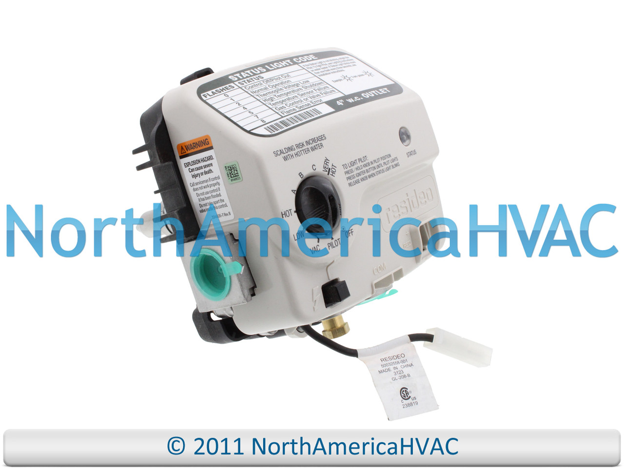 Heater Thermostat Honeywell Water Heater Gas Control Valve