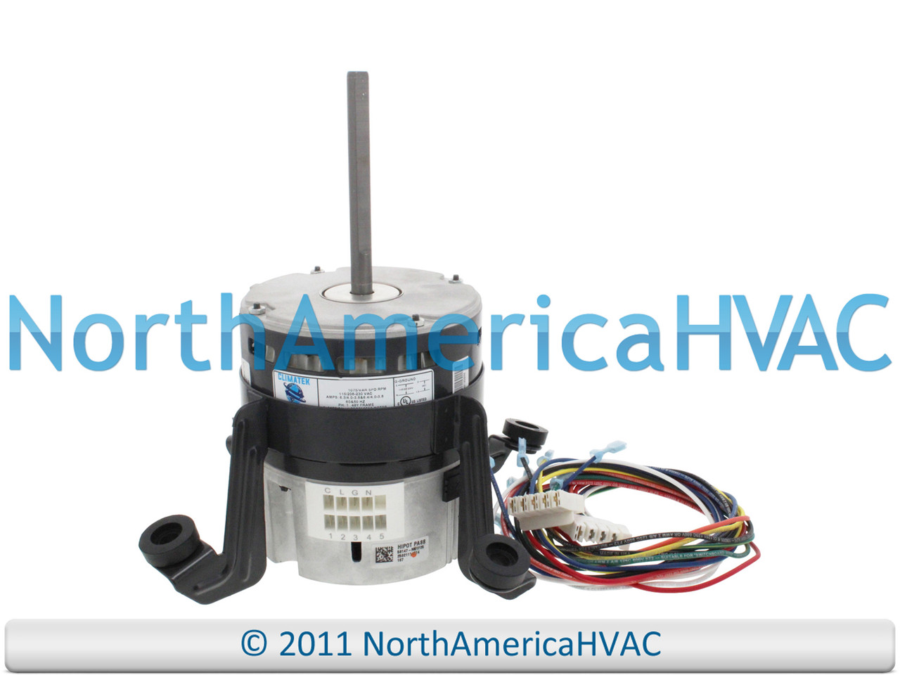cooling fan central air conditioner blower motor ClimaTek X13 Furnace Blower Motor HP Replaces Carrier Bryant Payne  HD52MQ141 HD52MQ143 North America HVAC