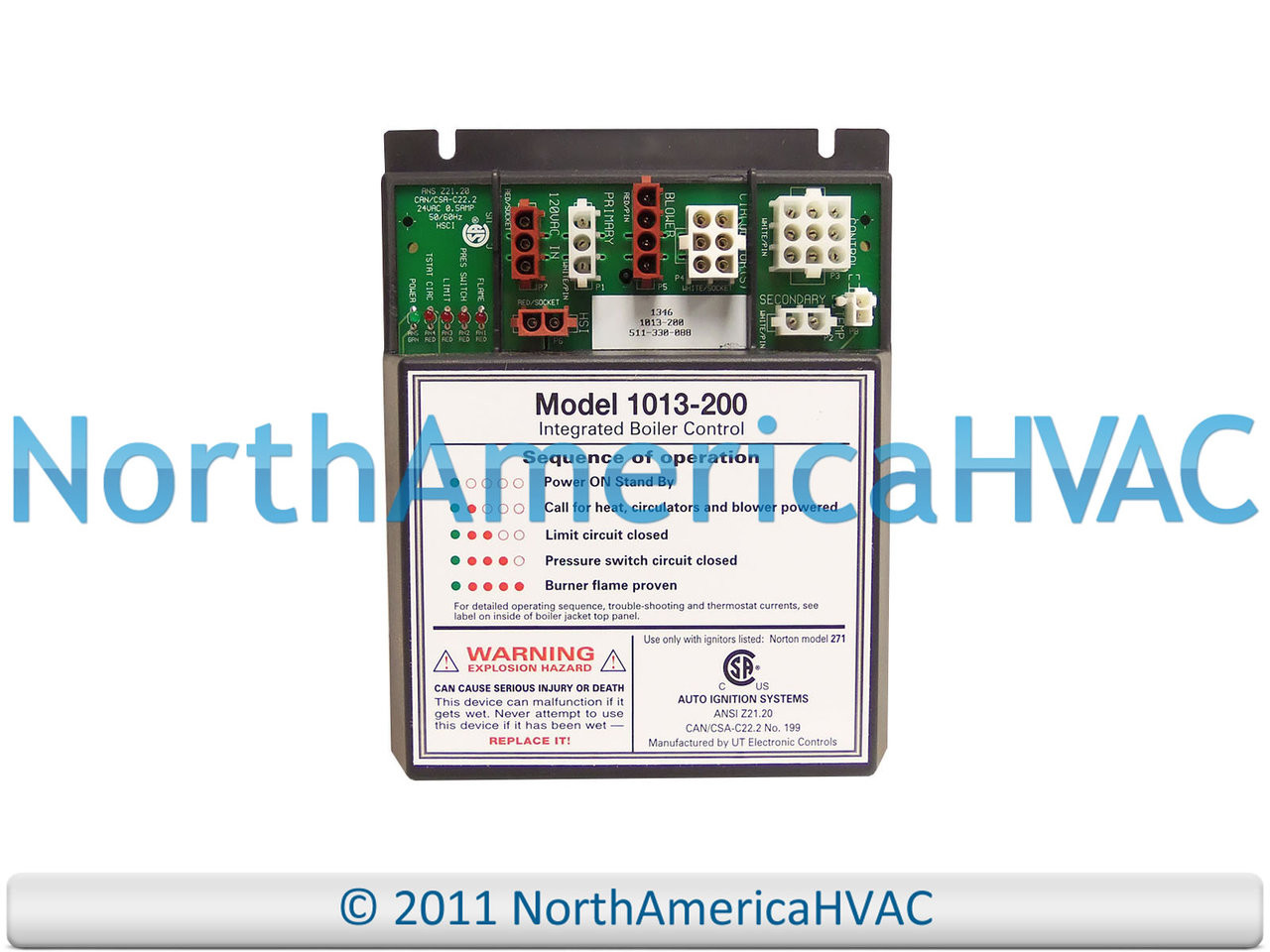 OEM Weil McLain WM Boiler Ignition Control Board 511330088 UT