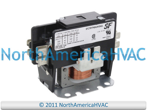 OEM Trane American Standard Contactor Relay 1 Pole 40 Amp Replaces CTR1282 CTR01282