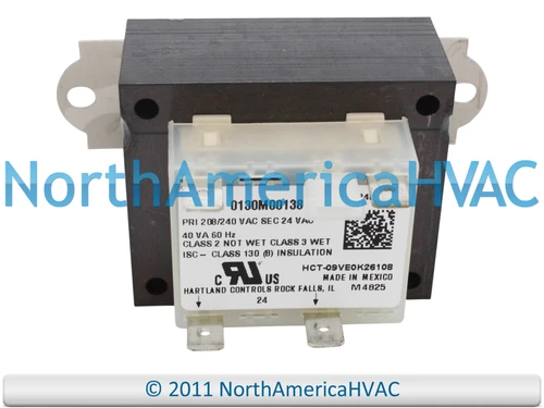 Transformer 240 24 volt Replaces Nordyne Intertherm Miller 621814 6218140 632334 6323340