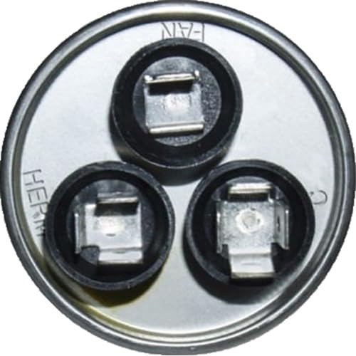 ClimaTek Round Dual Run Capacitor 55 + 7.5 uf MFD 370 Volt Replaces Packard PRCD5575