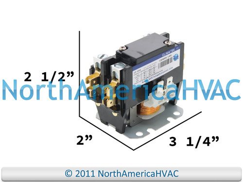 CTR1034 CTR01034 - ClimaTek 1 Pole 40 Amp Condenser Contactor Relay Replaces Trane American Standard