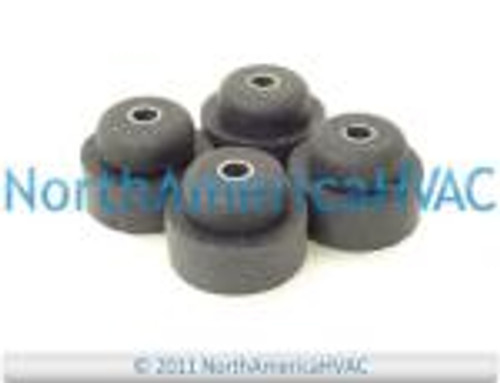 4x Hvy Duty Condenser Compressor Rubber Mounting Bushing Grommet w/ Metal Sleeve