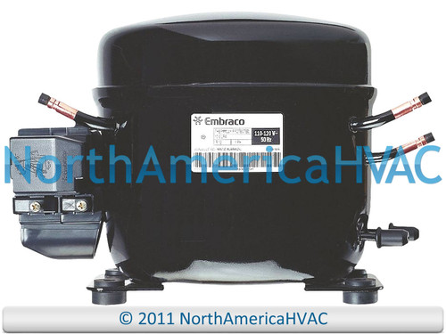 Refrigeration Compressor 1/5 HP R-134A R134A 115V Fits Tecumseh # AEA3245YXA