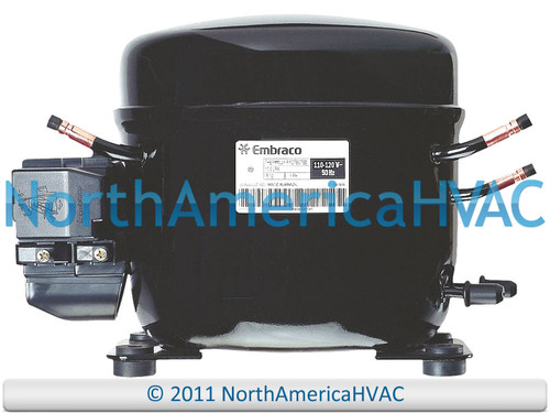 Refrigeration Compressor 1/4 HP R-134A 115V Fits Tecumseh # AEA2410YXA