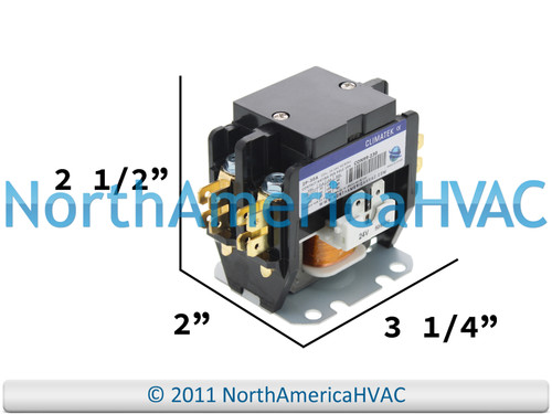 2 Pole Contactor Relay Replaces Heil Tempstar 14309000 34328203 34328204 60124656