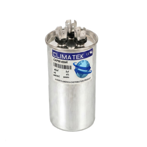 ClimaTek 45/5 uf 370 / 440 Volt Capacitor Replaces Carrier Bryant Payne HC98JA046 P291-4553RS