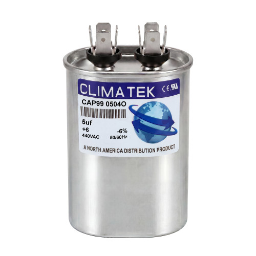 VA2000-37-505 - 5 uf MFD 440 Volt ClimaTek Capacitor Replaces Amrad
