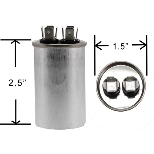 USA2208 - 12.5 uf MFD 440 Volt ClimaTek Capacitor Replaces Amrad