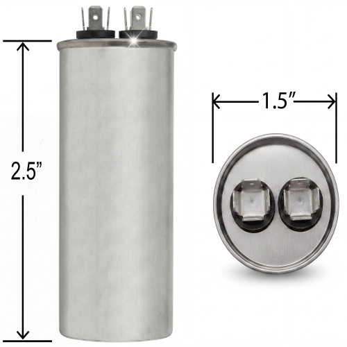 1172087 1070024 - Climatek 12.5 uf MFD 370 Volt Capacitor Fits ICP Heil Tempstar
