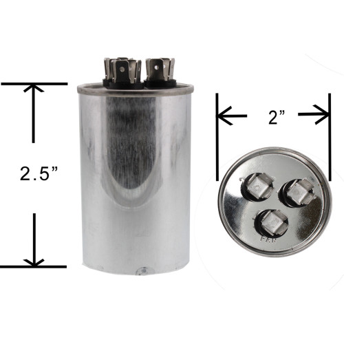 97F9810BX 97F9810BZ2 - ClimaTek 15/5 uf MFD 370 Volt Capacitor Replaces GE Genteq Capcom