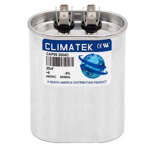 VA2000/44-206 - 20 uf MFD 440 Volt ClimaTek Capacitor Replaces Amrad