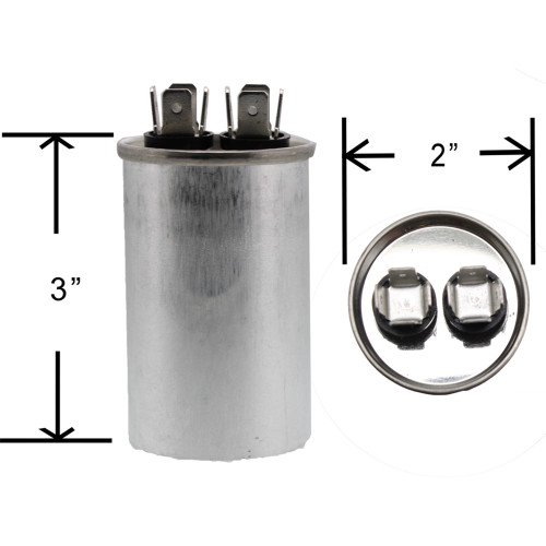 Z97F9635 97F9635 - ClimaTek 30 uf MFD 440 Volt Capacitor Fits GE Genteq Capcom