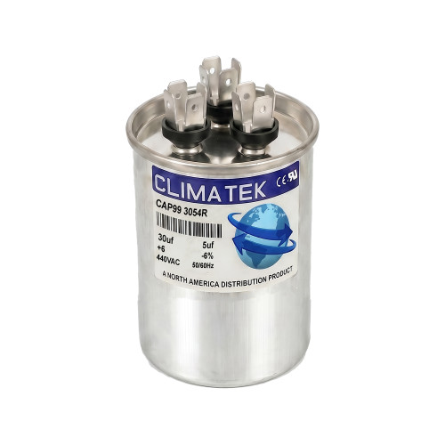 12764 - ClimaTek 30/5 uf MFD 370 Volt Capacitor Fits Mars Mars2 Jard