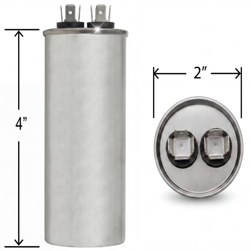 Z97F9646 97F9646 - ClimaTek 45 uf MFD 440 Volt Capacitor Fits GE Genteq Capcom