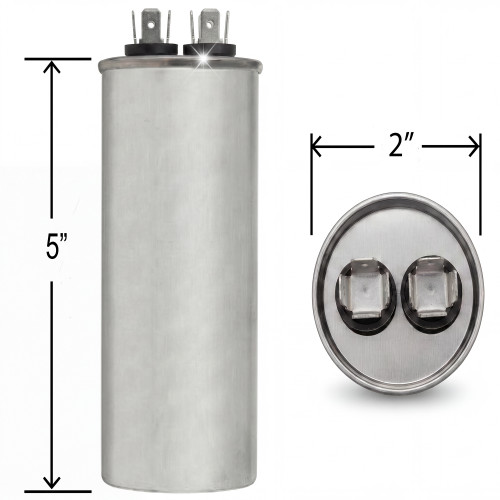 RA2000/37-706 - 70 uf MFD 370 Volt ClimaTek Capacitor Replaces Amrad