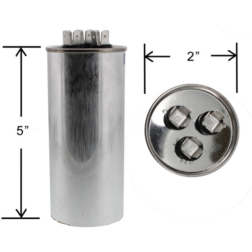 29W09 29W0901 - ClimaTek 70/10 uf MFD 440 Volt Capacitor Fits Lennox Armstrong Ducane