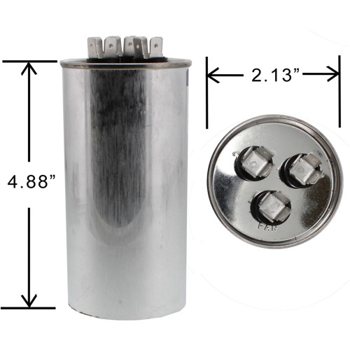 12035 12935 - ClimaTek 75/10 uf MFD 440 Volt Capacitor Fits Mars Mars2 Jard