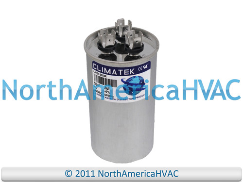 Climatek Motor Run Capacitor 50+5 uF MFD 440 Volt Round Fits Carrier P291-5054R