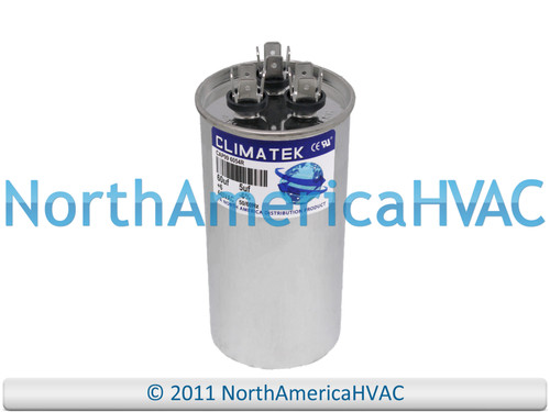 Climatek Run Capacitor 60+5 uF MFD 440 Volt Round Fits Goodman CAP050600440RTS