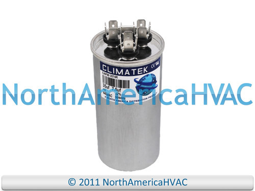 Climatek Run Capacitor 35+7.5 uF MFD 440 Volt Round Fits York S1-02425891700