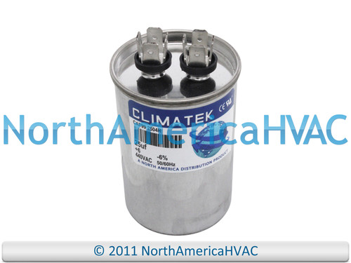 Climatek Motor Run Capacitor 25 uF MFD 440 Volt Round Fits Trane CPT233 CPT0233
