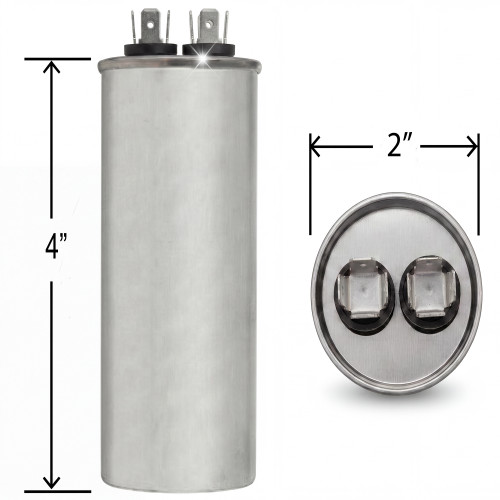 Climatek Motor Run Capacitor 40 uF MFD 440 Volt Round Fits York 024-20073-700