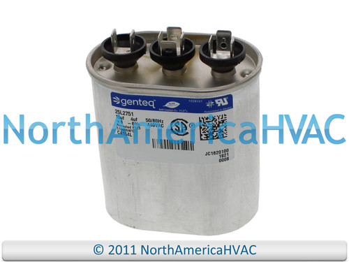 Capcom GE Genteq Capcom Run Capacitor 15 + 4 uF MFD 440 Volt Oval 12770 12270