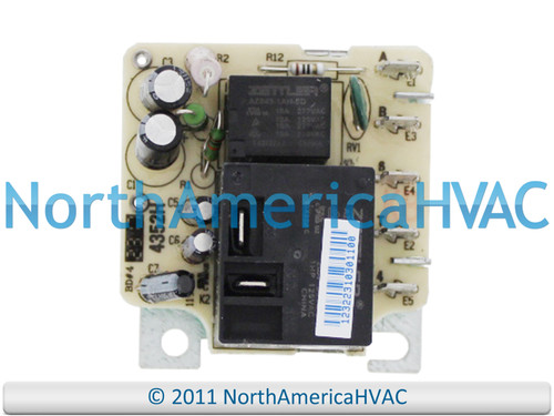 RLY2807 RLY02807  Furnace Heat Pump A/C AC Air Conditioner Control Circuit Board Panel Blower Fan Repair Part Blower Time Delay Relay Replaces Trane American Standard RLY2807 RLY02807. This is a new Blower Time Delay Relay.